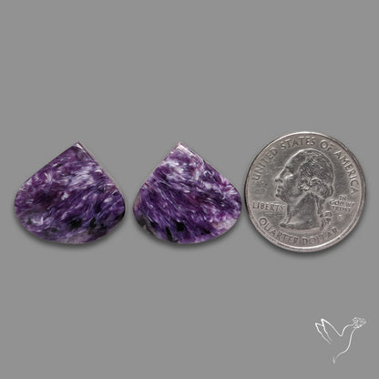 Charoite Pair