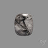 Black Tourmalinated Quartz Cabochon
