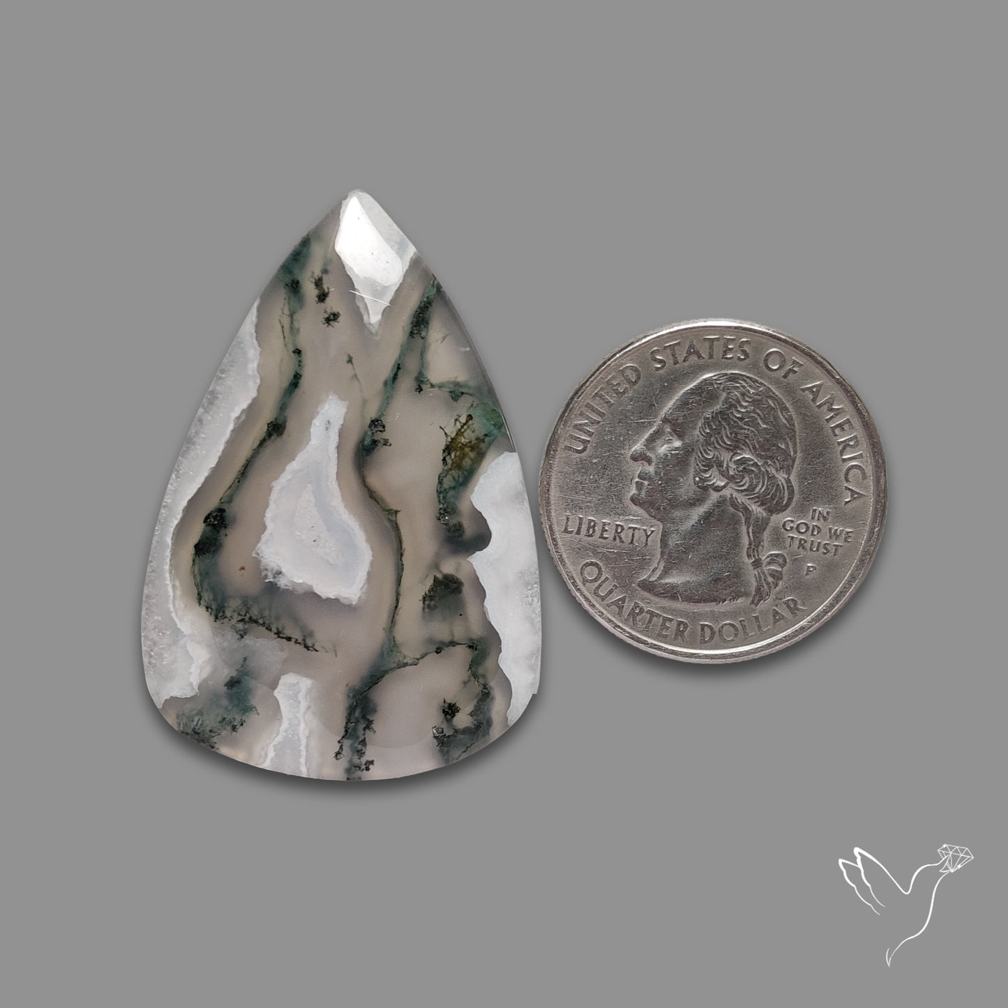 Moss Agate Cabochon