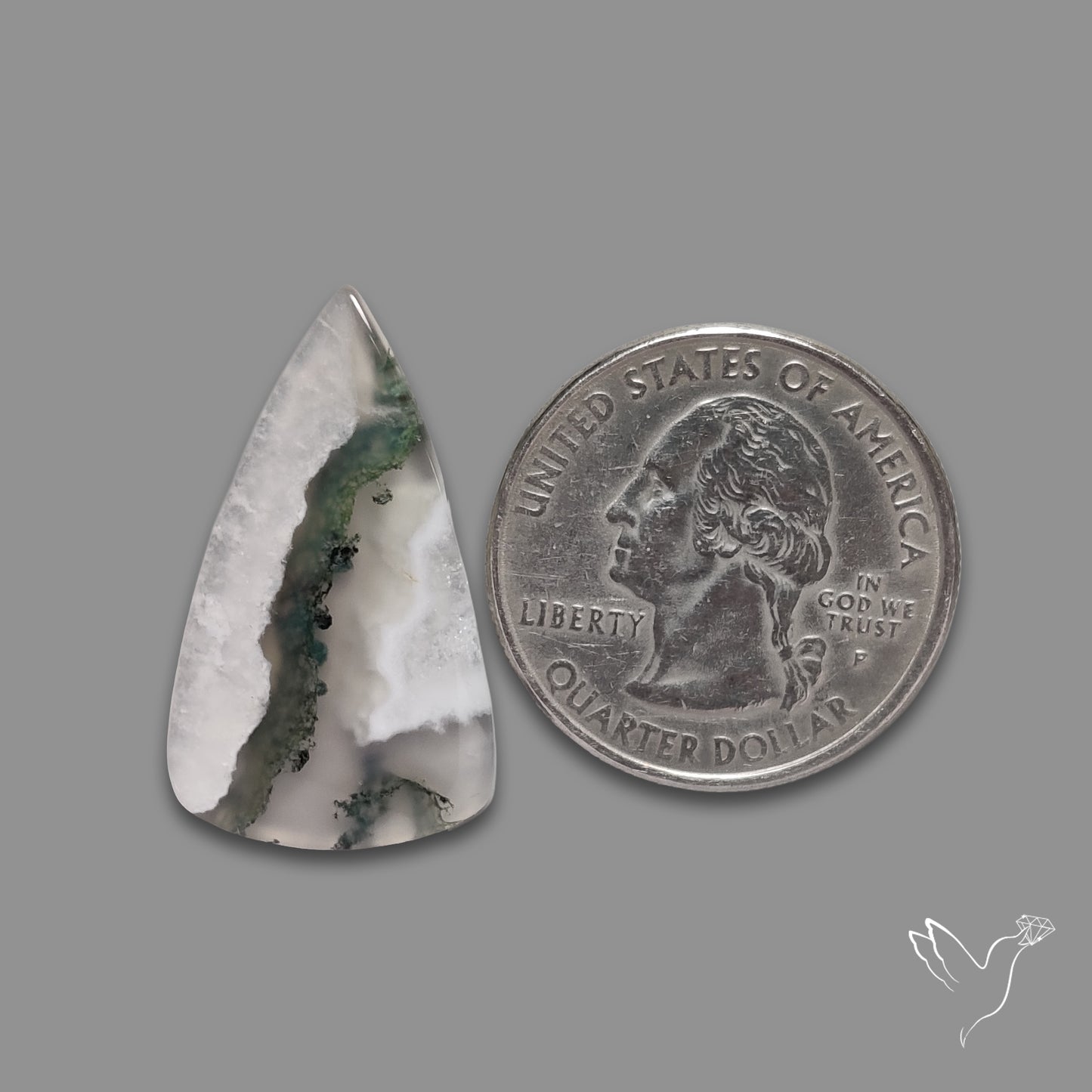 Moss Agate Cabochon