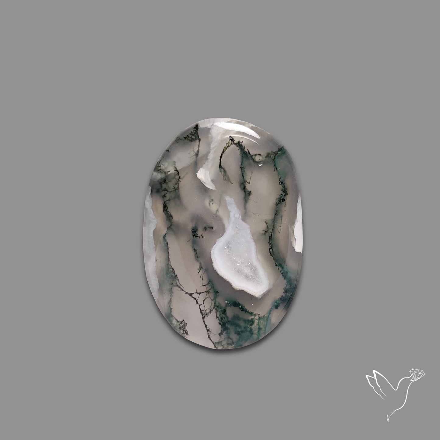 Moss Agate Cabochon
