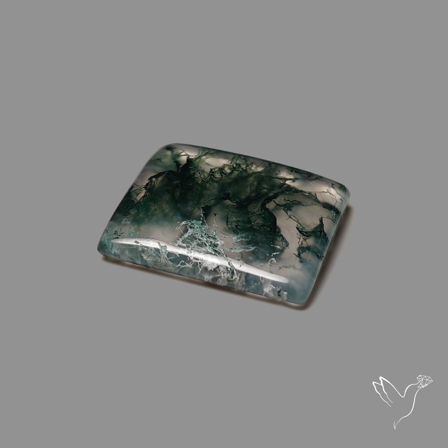 Moss Agate Cabochon