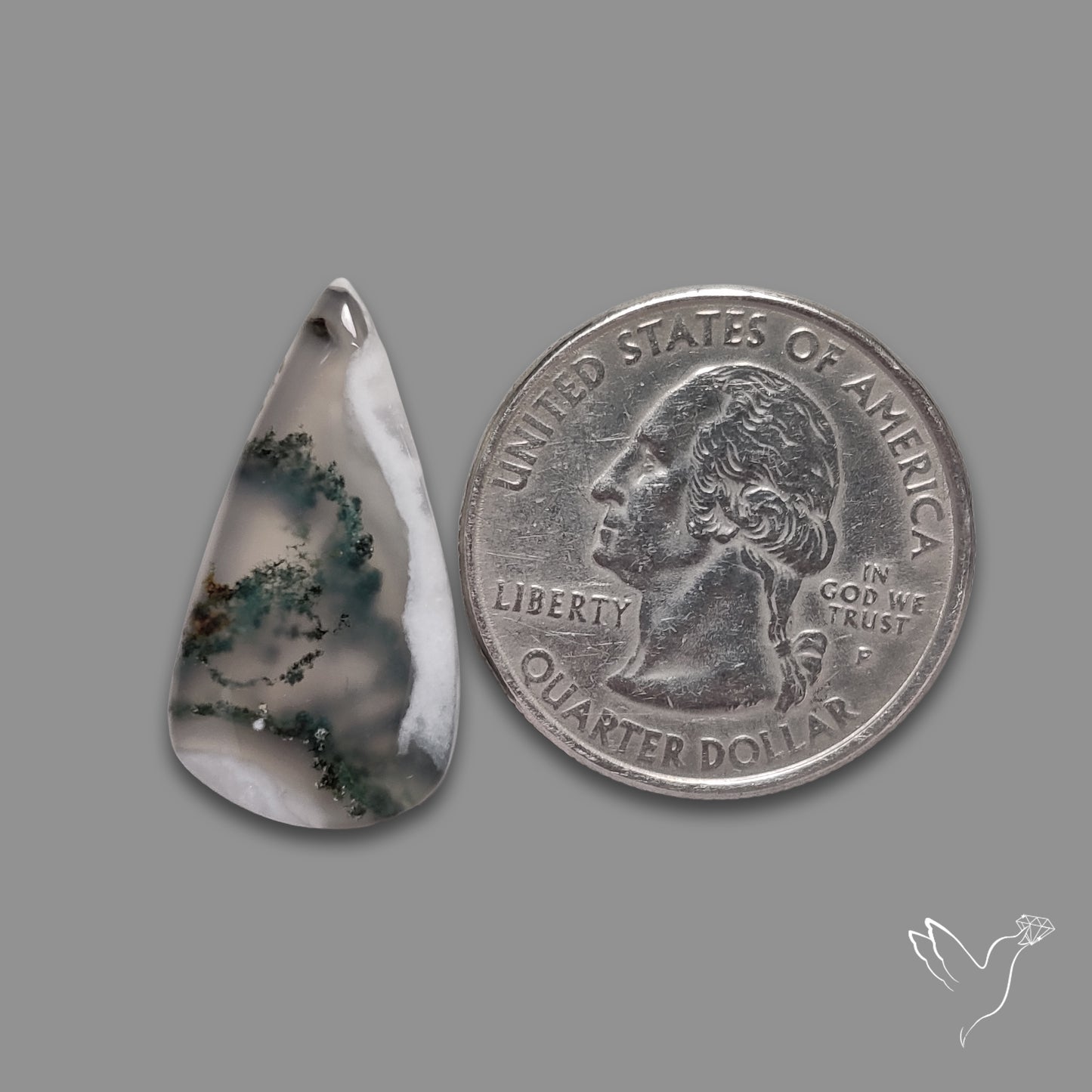 Moss Agate Cabochon