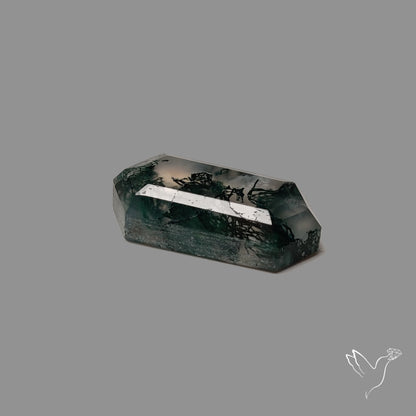 Step Cut Moss Agate