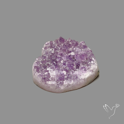 Large Amethyst Druzy Heart Specimen