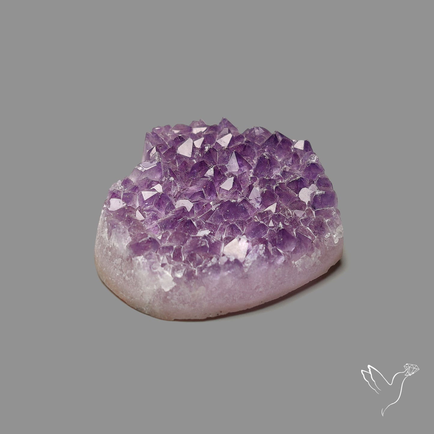 Large Amethyst Druzy Heart Specimen