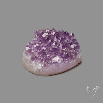 Large Amethyst Druzy Heart Specimen
