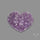 Large Amethyst Druzy Heart Specimen