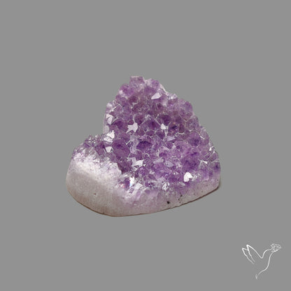 Large Amethyst Druzy Heart Specimen