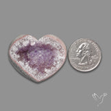 Large Amethyst Druzy Heart Specimen