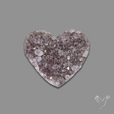 Large Amethyst Druzy Heart Specimen