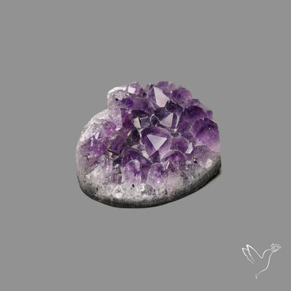 Large Amethyst Druzy Heart Specimen