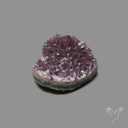 Large Amethyst Druzy Heart Specimen