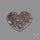 Large Amethyst Druzy Heart Specimen
