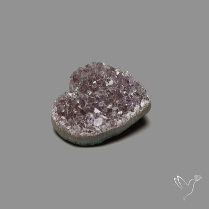 Large Amethyst Druzy Heart Specimen