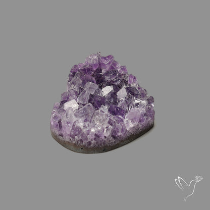 Large Amethyst Druzy Heart Specimen