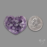 Large Amethyst Druzy Heart Specimen