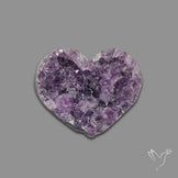 Large Amethyst Druzy Heart Specimen