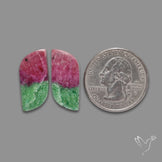 Ruby In Zoisite Pair