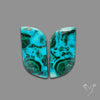 Chrysocolla In Malachite Pair