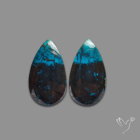 Azurite Pair