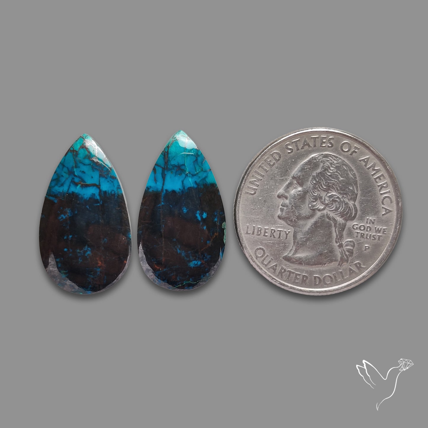 Azurite Pair