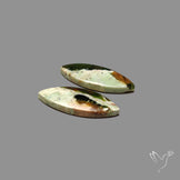 Chrome Chalcedony Pair