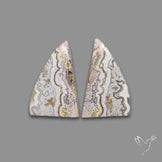 Crazylace Agates Pair