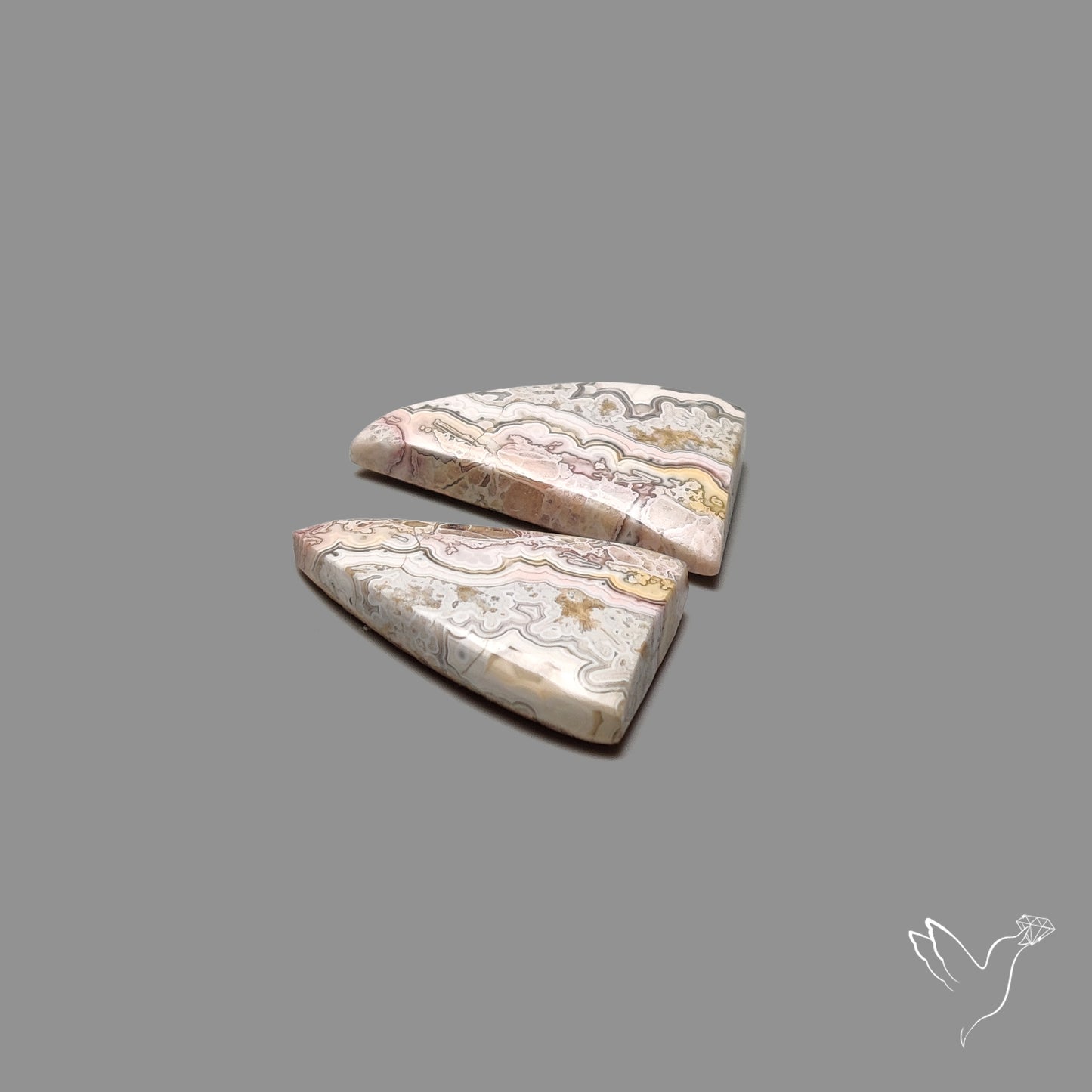 Crazylace Agates Pair
