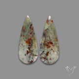 Mariposite Gemstone Pair