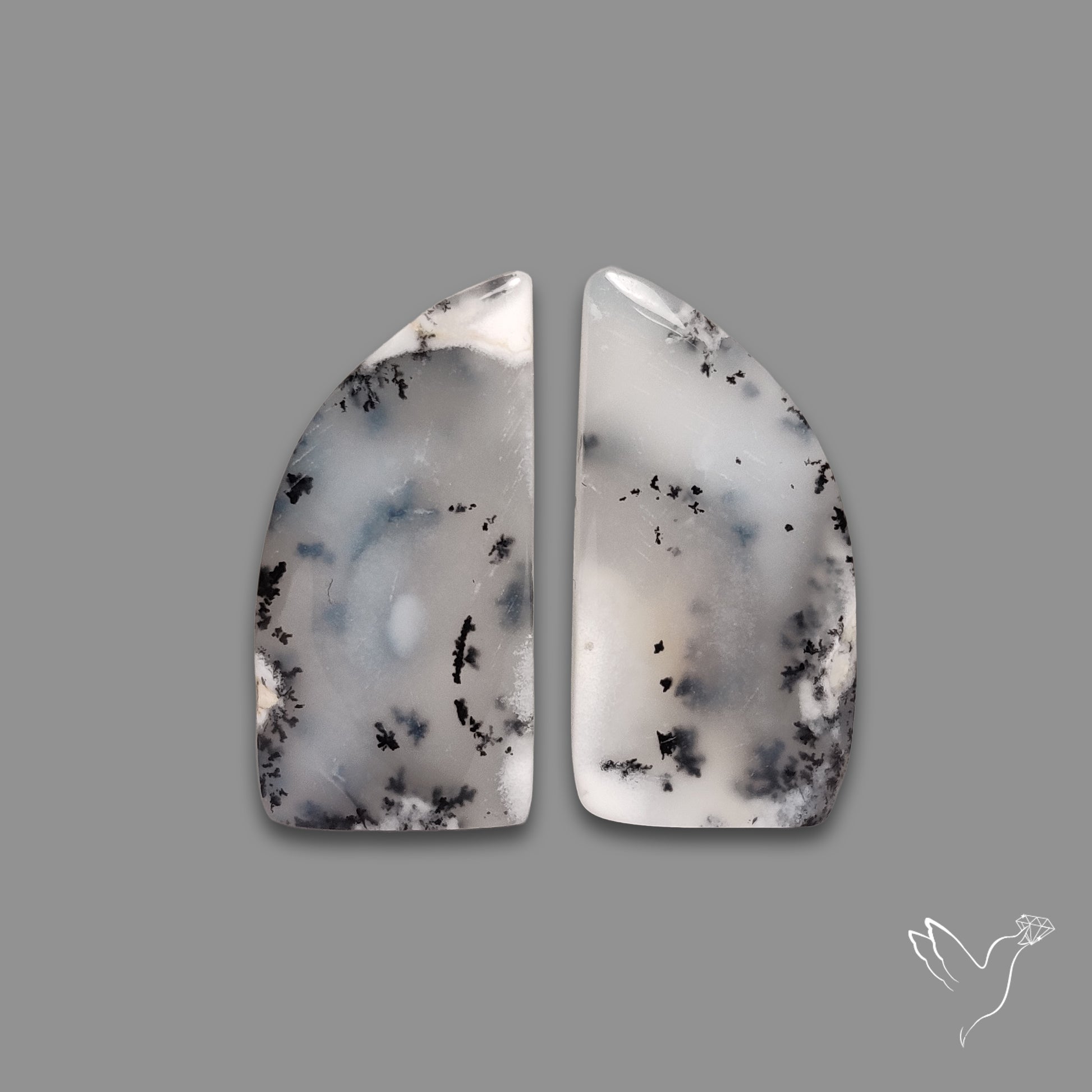 Dendritic Opals Pair