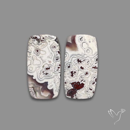Crazylace Agates Pair