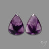Trapiche Amethyst Pair