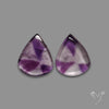 Trapiche Amethyst Pair