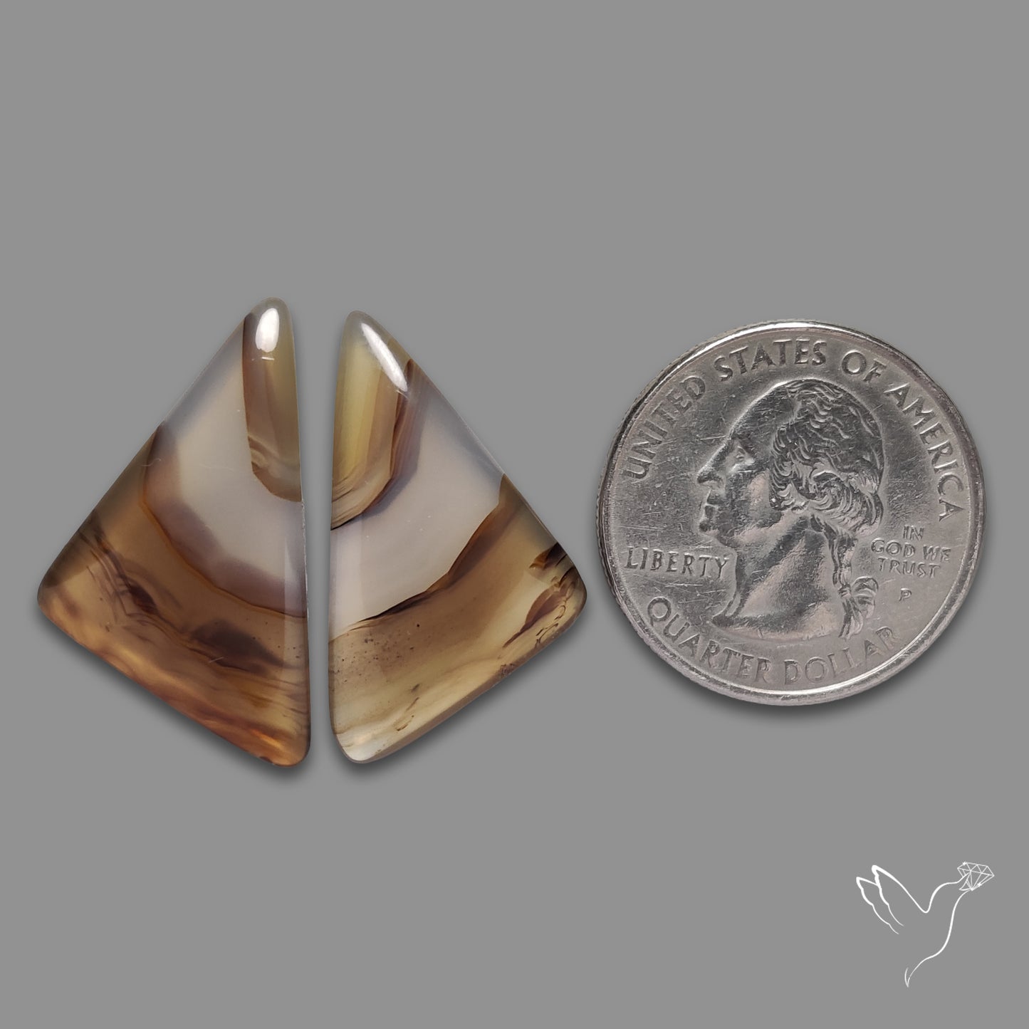 Montana Agate Pair