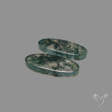 Moss Agate Pair