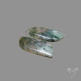 Moss Agate Pair