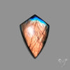 Labradorite Cabochon Rare Natural Orange Sheen