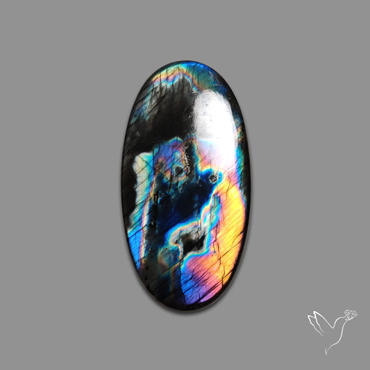Rainbow Spectrolite Cabochon