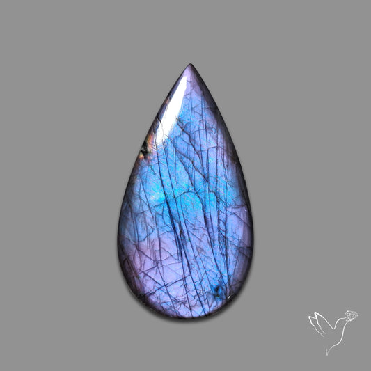 Deep Purple Spectrolite Cabochon