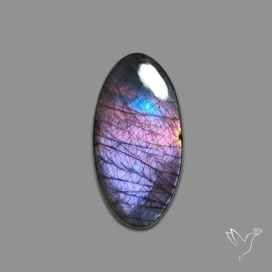 Deep Purple Spectrolite Cabochon