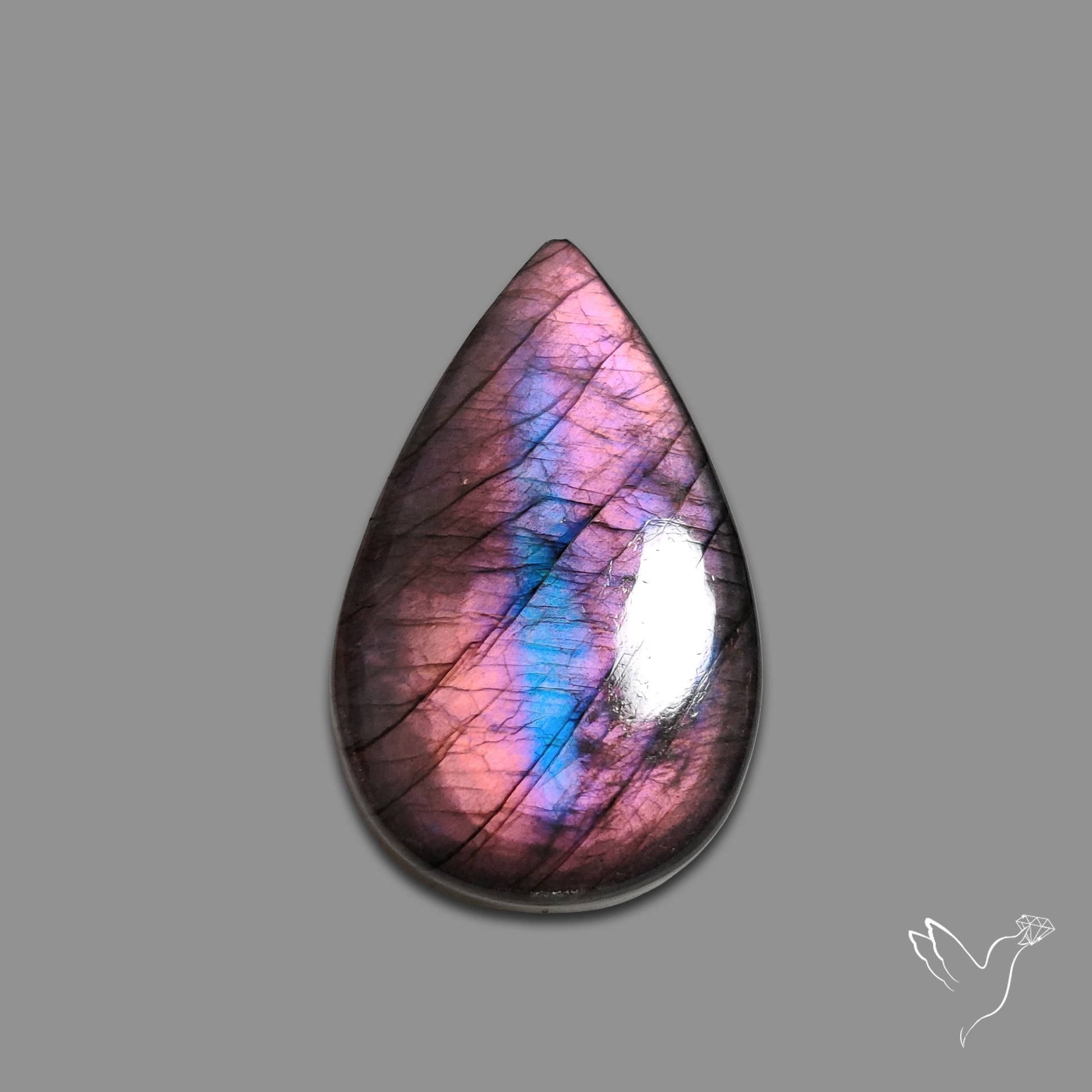 Rainbow Spectrolite Cabochon