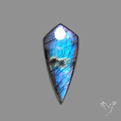 Purple Spectrolite Cabochon