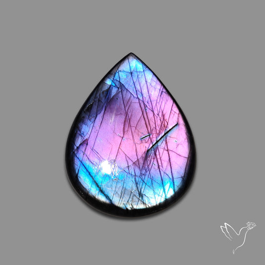 Purple Spectrolite Cabochon