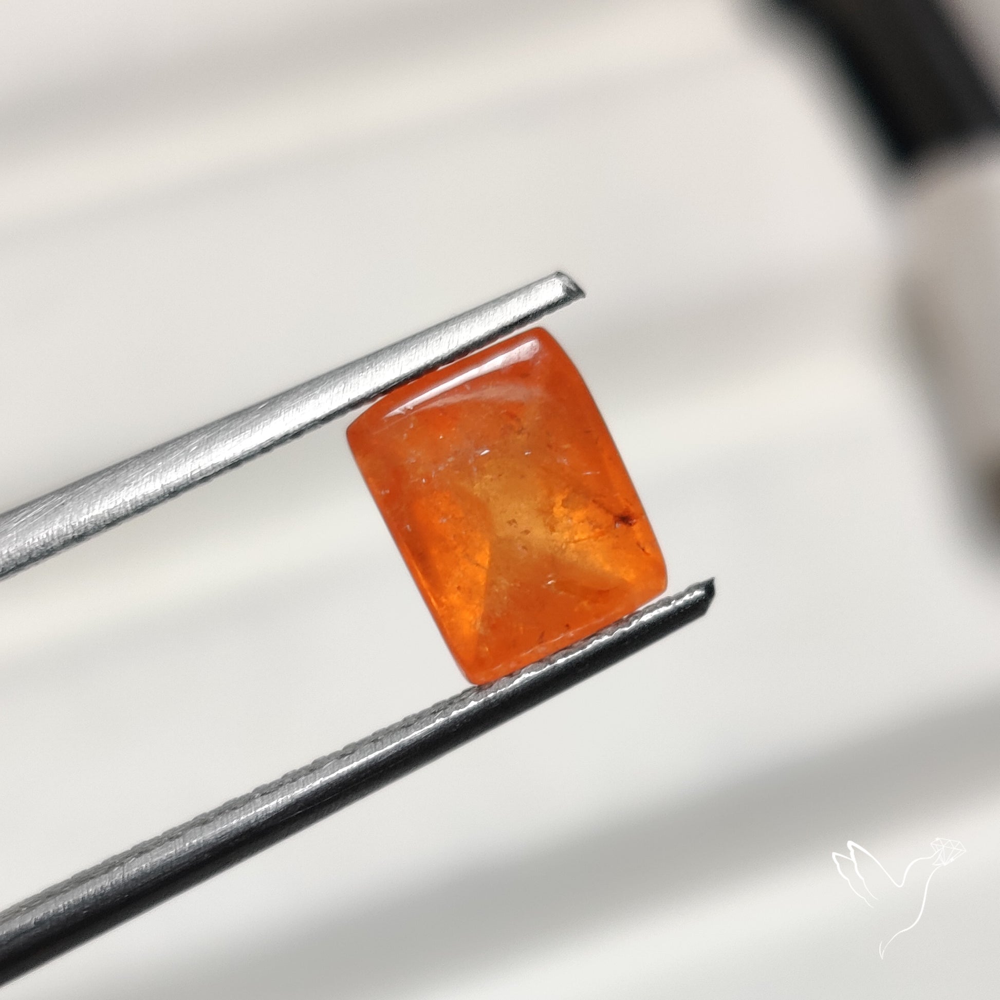 Sugarloaf Shaped Mandarin Spessartite Garnet