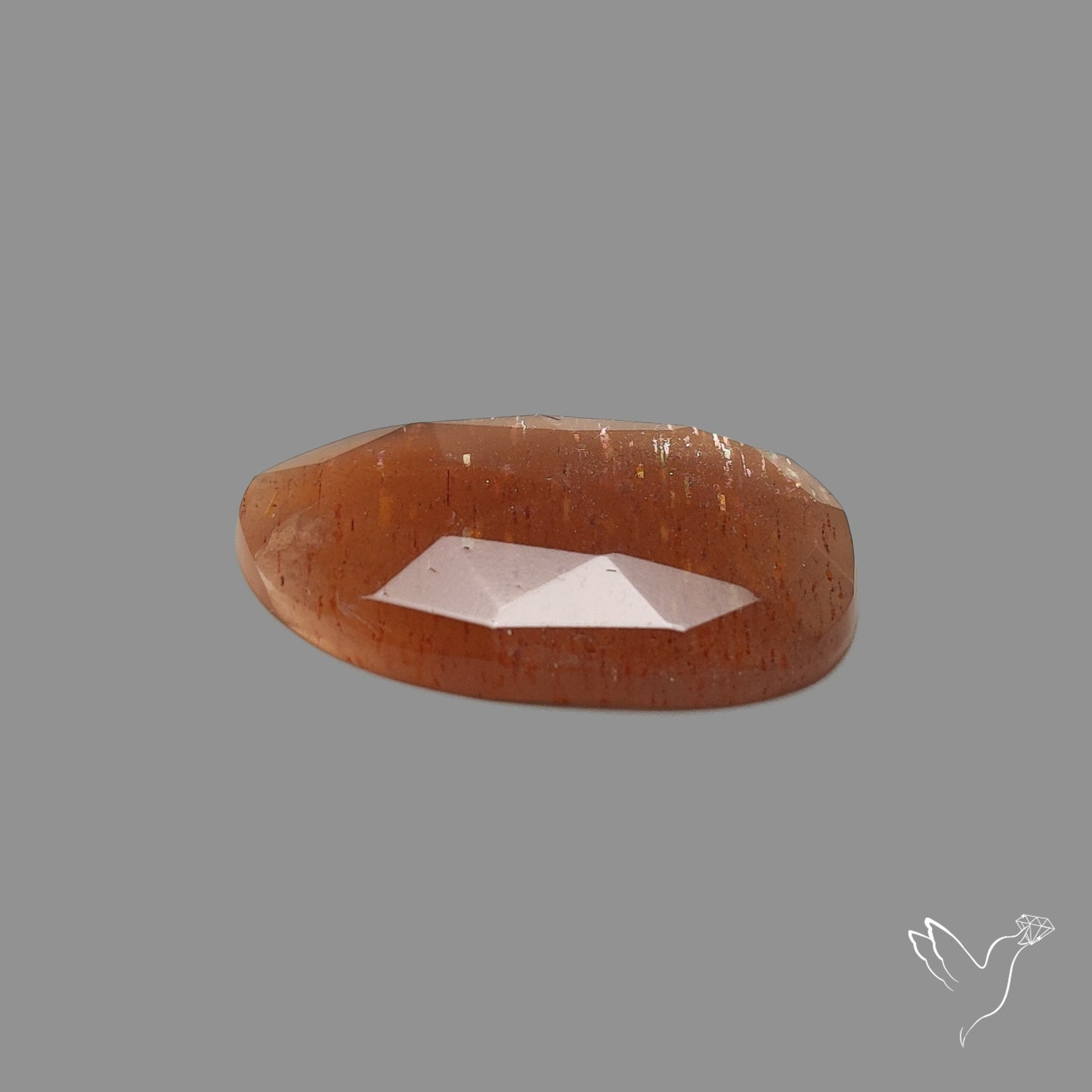 Rose Cut Meteor Shower Sunstone Rainbow Sheen