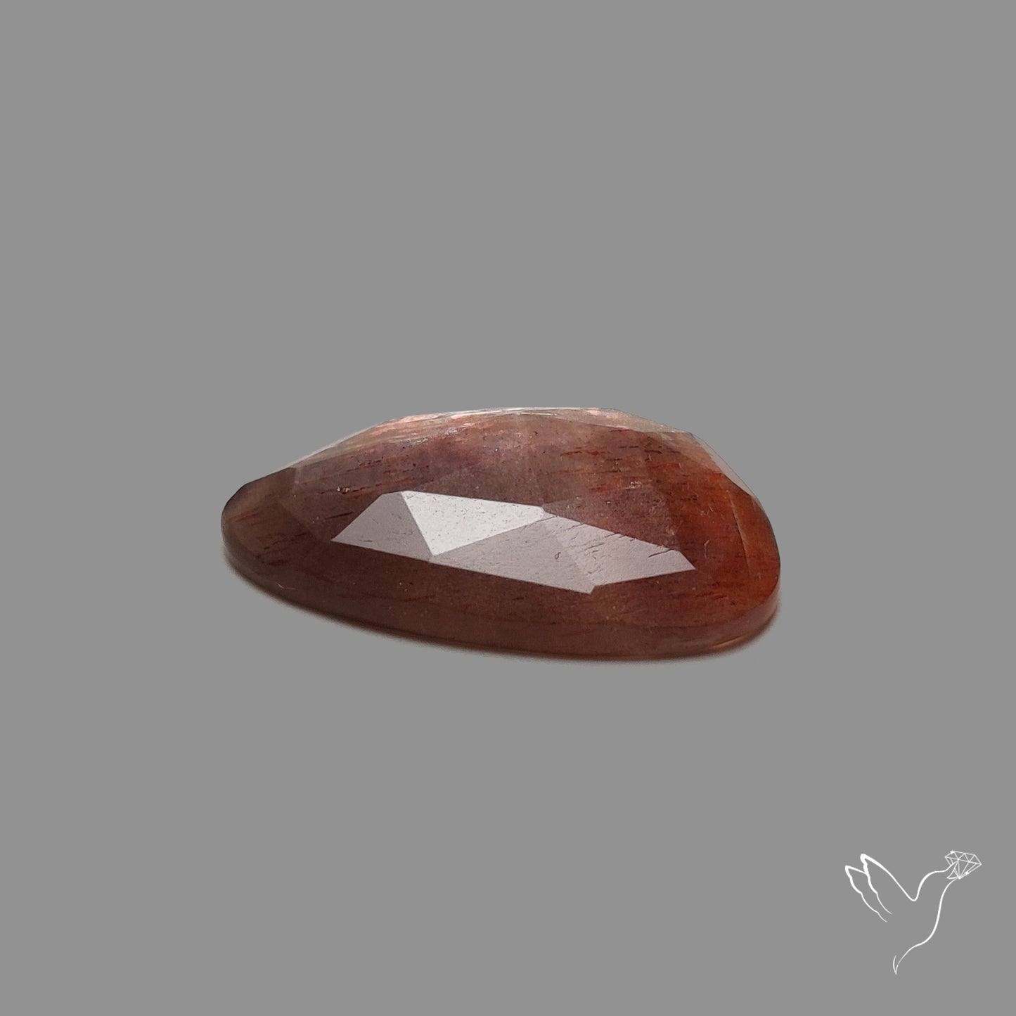 Rose Cut Meteor Shower Sunstone Rainbow Sheen