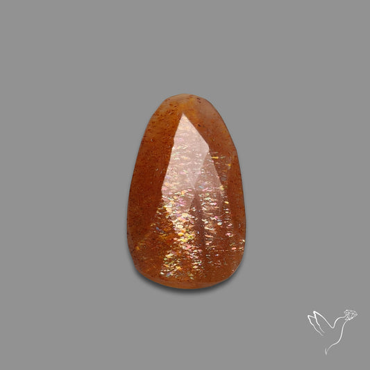 Rose Cut Meteor Shower Sunstone Rainbow Sheen