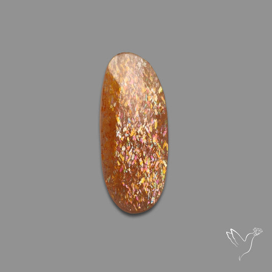 Rose Cut Meteor Shower Sunstone Rainbow Sheen