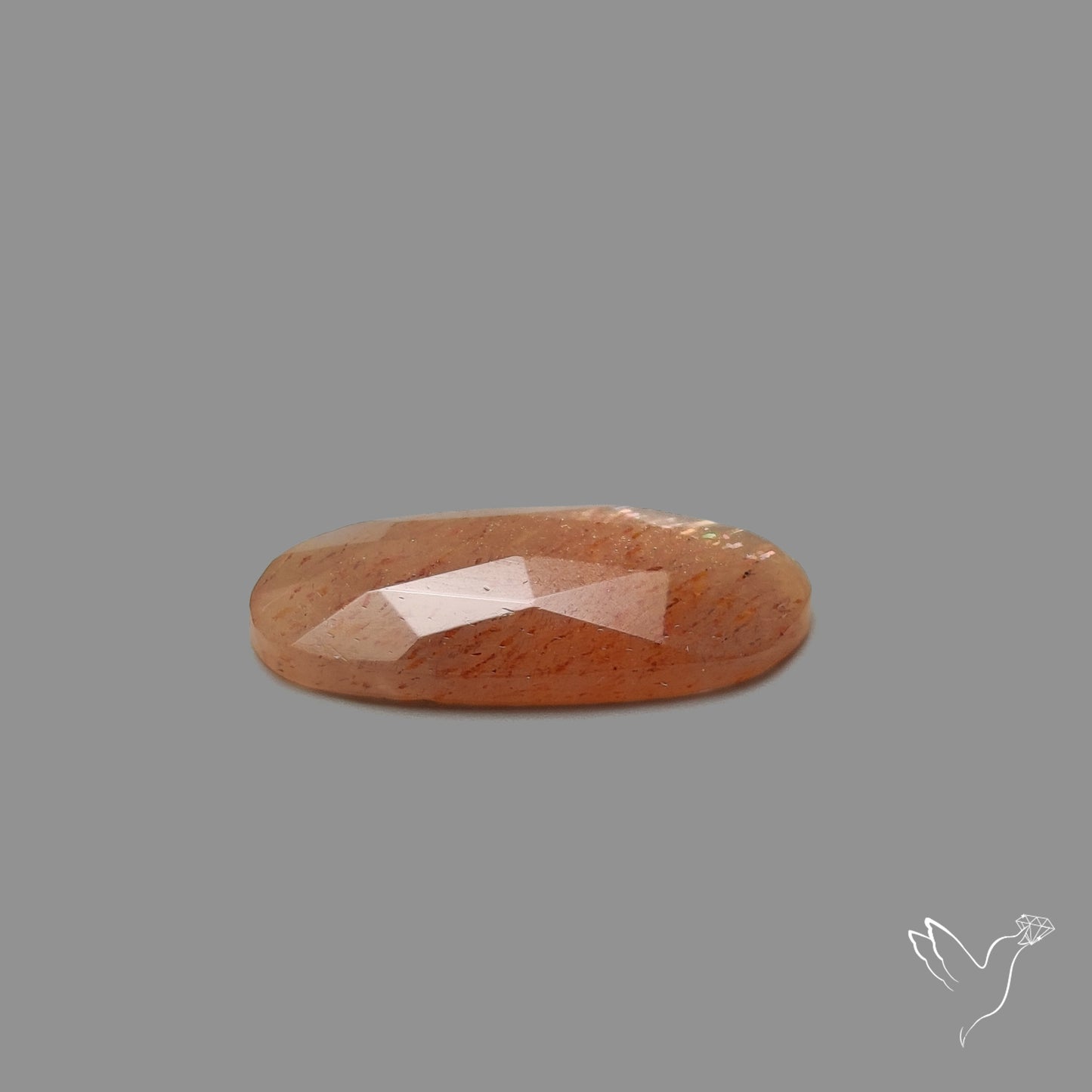 Rose Cut Meteor Shower Sunstone Rainbow Sheen